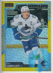 2020-21 O-Pee-Chee Platinum Yellow Traxx 235/249 Bo Horvat #41